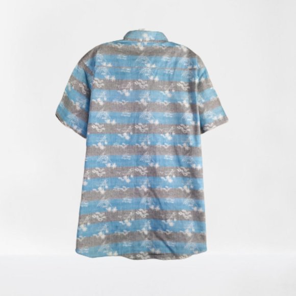 Molokai Surf Co Men's Hawaiian Print Shirt Size L - Picture 2 of 11